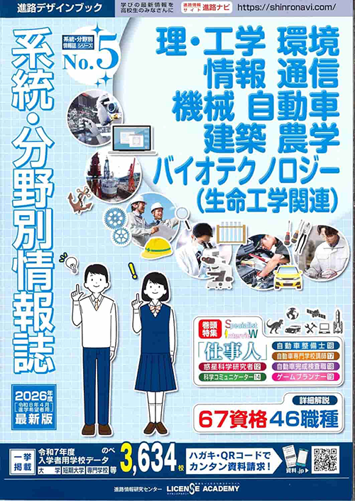 理・工学 環境 情報 通信 機械 自動車 建築 農学 バイオテクノロジー（生命工学関連）