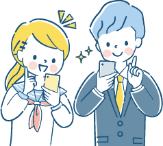 初級編職業実践専門課程ってナニ? 学生2人男女の画像